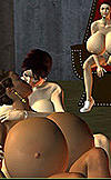 3D video: Hot lesbians lick and suck
