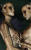 Sci-fi Porn Illustrated Story. Banged by Robots Ga