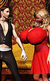 Huge cock butler serves his lady well